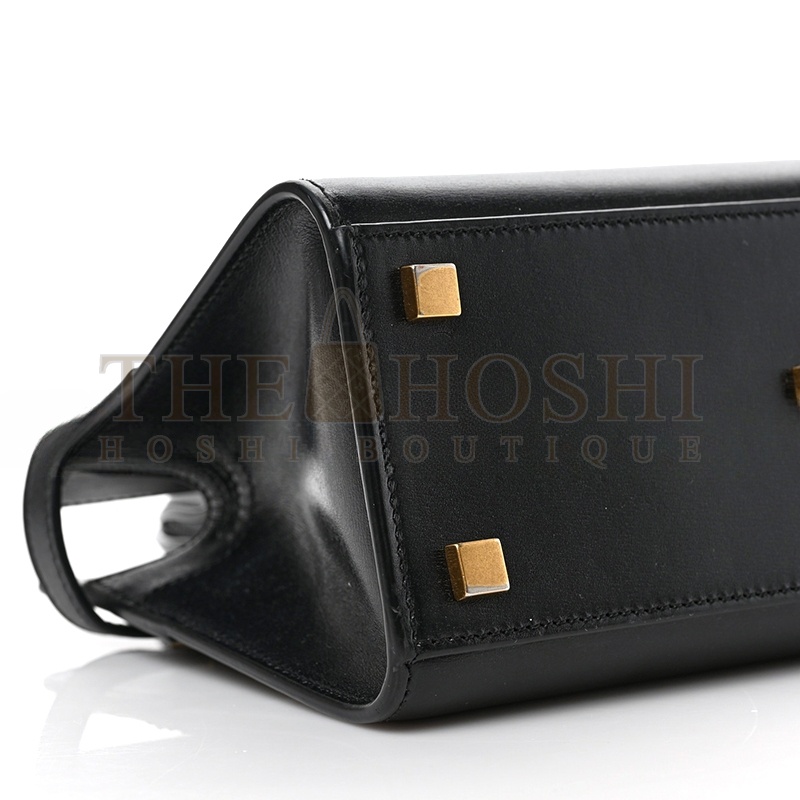 Y51 MANHATTAN NANO TOTE BLACK IN SMOOTH LEATHER 5937411344052 (21*16*9cm) Master Quality